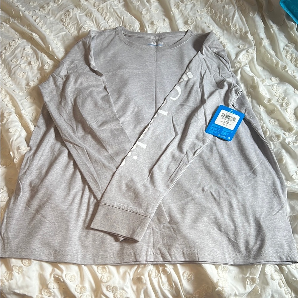 Columbia Gray Long Sleeve Top
